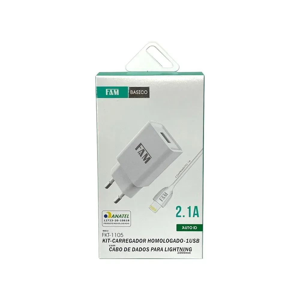 CARREGADOR IPHONE FKT-1105