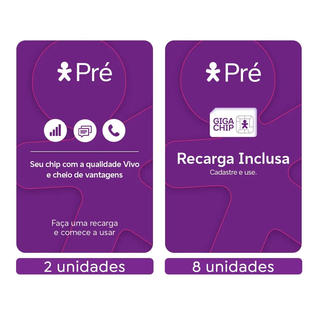 CHIP VIVO SEM RECARGA