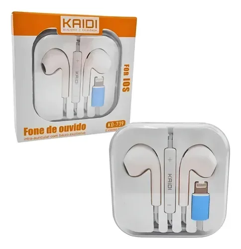 FONE DE OUVIDO LIGHTNING KD-739