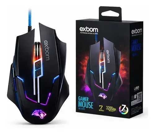 MOUSE GAMER RGB 3200 DPI MS-G270