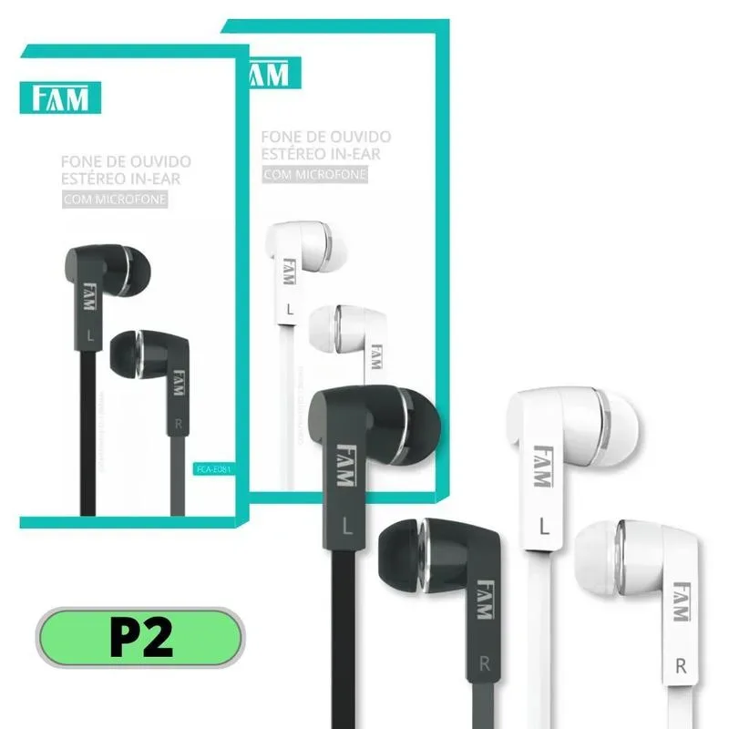 FONE DE OUVIDO P2 FCA-E081